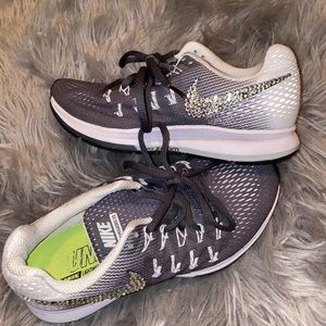 Rhinestone Nike running shoes